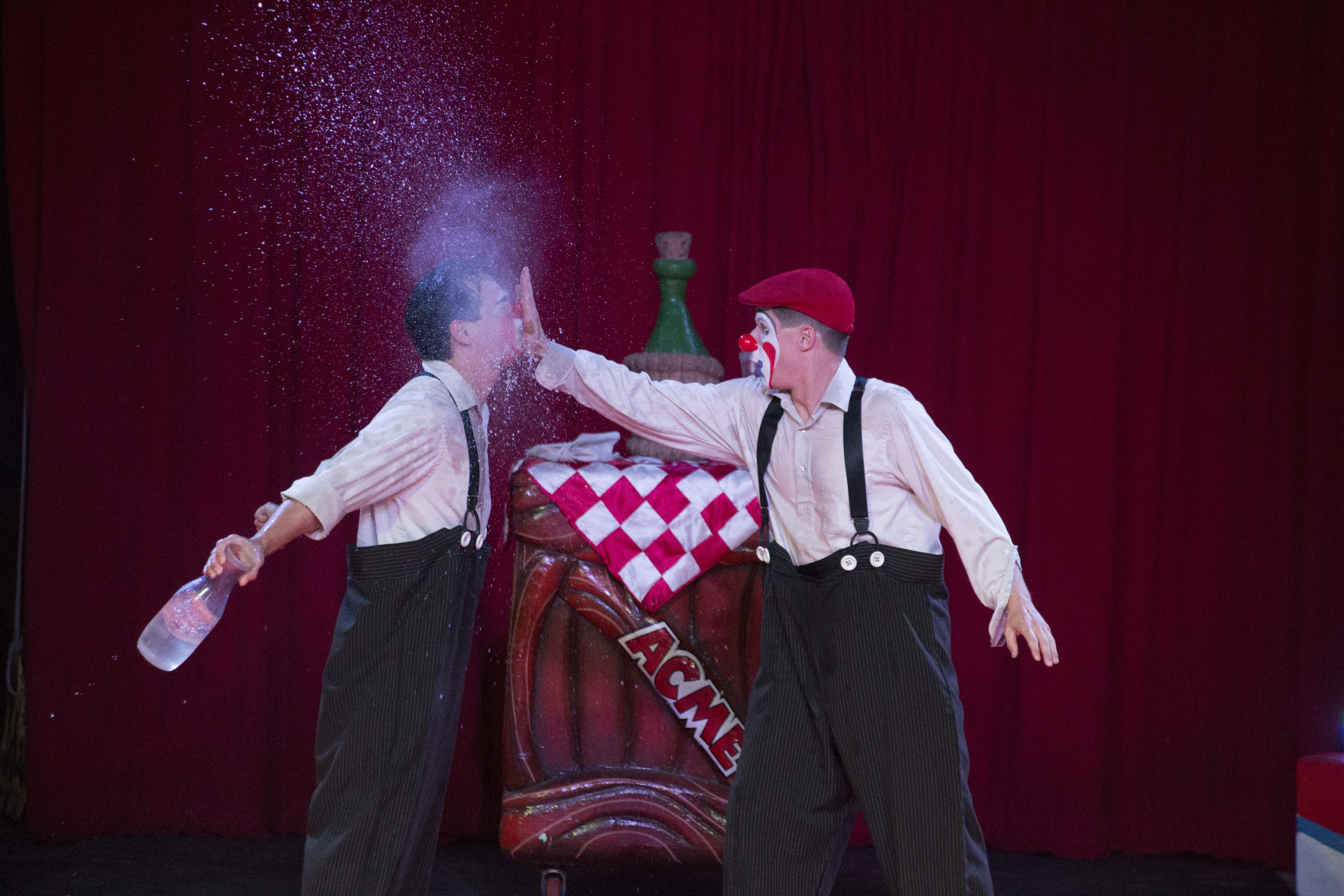Circus World clowns water Kelsey McDermott