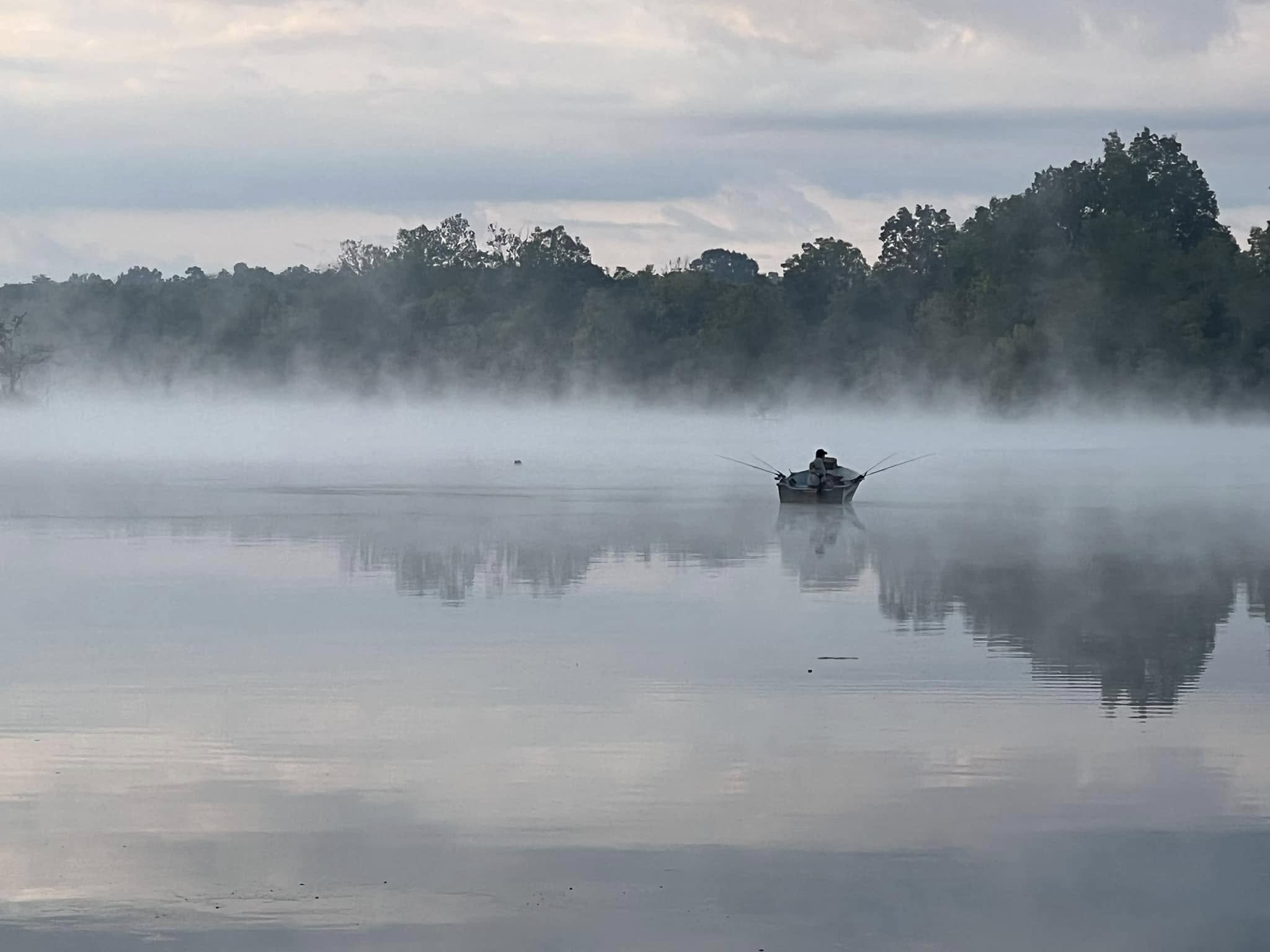 Fisherman on Water Staci Pelfrey