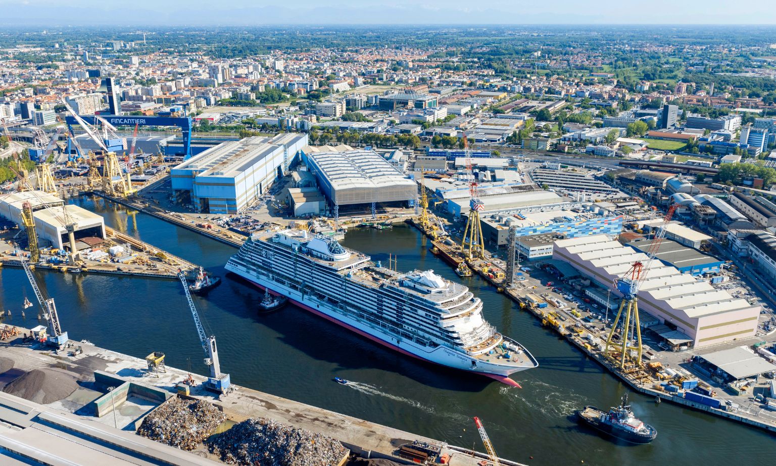 Oceania Cruises floats out new ship Oceania Sonata – marking a new era of luxury